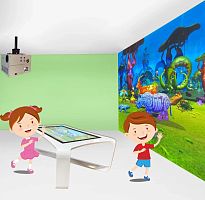 Детский интерактивный сенсорный стол, ожившие рисунки