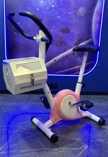 Детский игровой автомат "Пузырьковый велосипед" фото 2