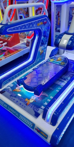 Детский игровой автомат гонки, сноуборд "Снежный мишка" фото 2