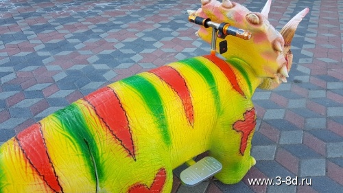 Детский электромобиль "Тиранозавр", детский электрокар фото 5