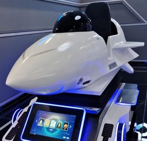 VR самолет, аттракцион виртуальной реальности фото 3